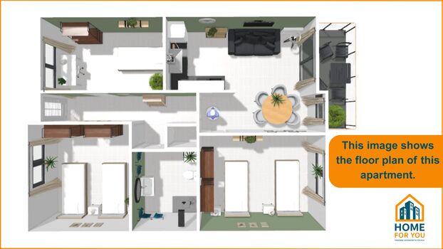 HOME FOR YOU I 3-Bettzimmer für 6 Personen I Bocholt