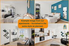 HOME FOR YOU I 3-Bettzimmer für 6 Personen I Bocholt Bild 3