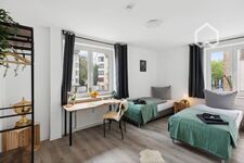 Monteurzimmer Hannover Parkplatz 6 Personen Küche WLAN 24/7 Bild 15