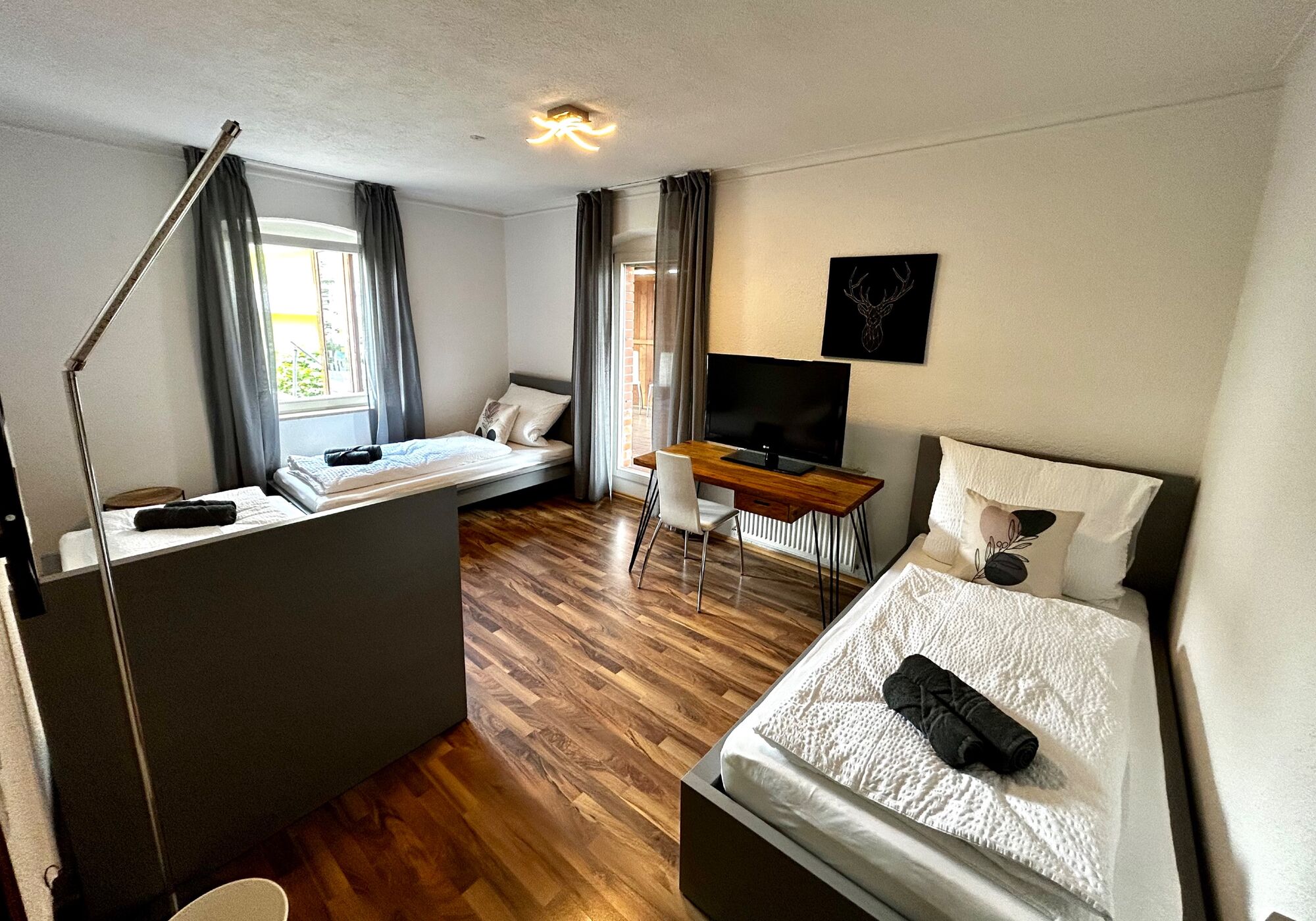 3-Bett-Zimmer im EG