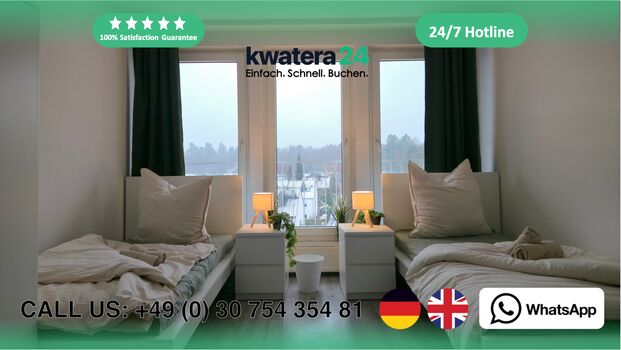 kwatera24 | Heusenstamm nahe A3 | 1-4 PAX | WIFI & Parken | 24/7h