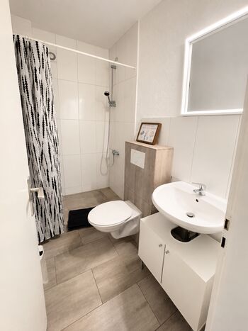 Workerslodge Krefeld für 2-30 Gäste mit Stellplatz & Balkon Zdjęcie 3