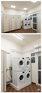 Helle Monteurwohnung mit voll ausgestatteter Küche, Waschrau Bild 2