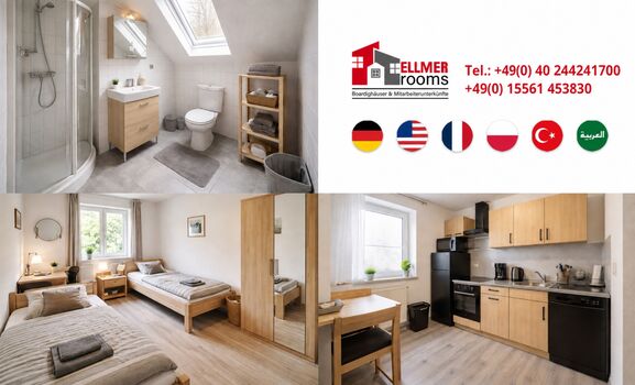 Mitarbeiterzimmer Kiel ab 16 Euro heute anfragen, morgen einziehen