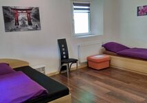 Schlafzimmer mit 2 Einzelbetten