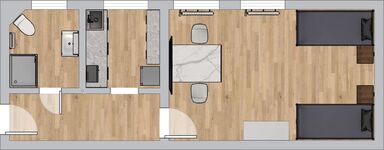 Apt. Hofquartier - Grundriss / Floor Plan