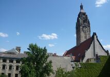 Blick zum Rathaus Charlottenburg