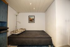 Aufgeklappte Schlafcouch