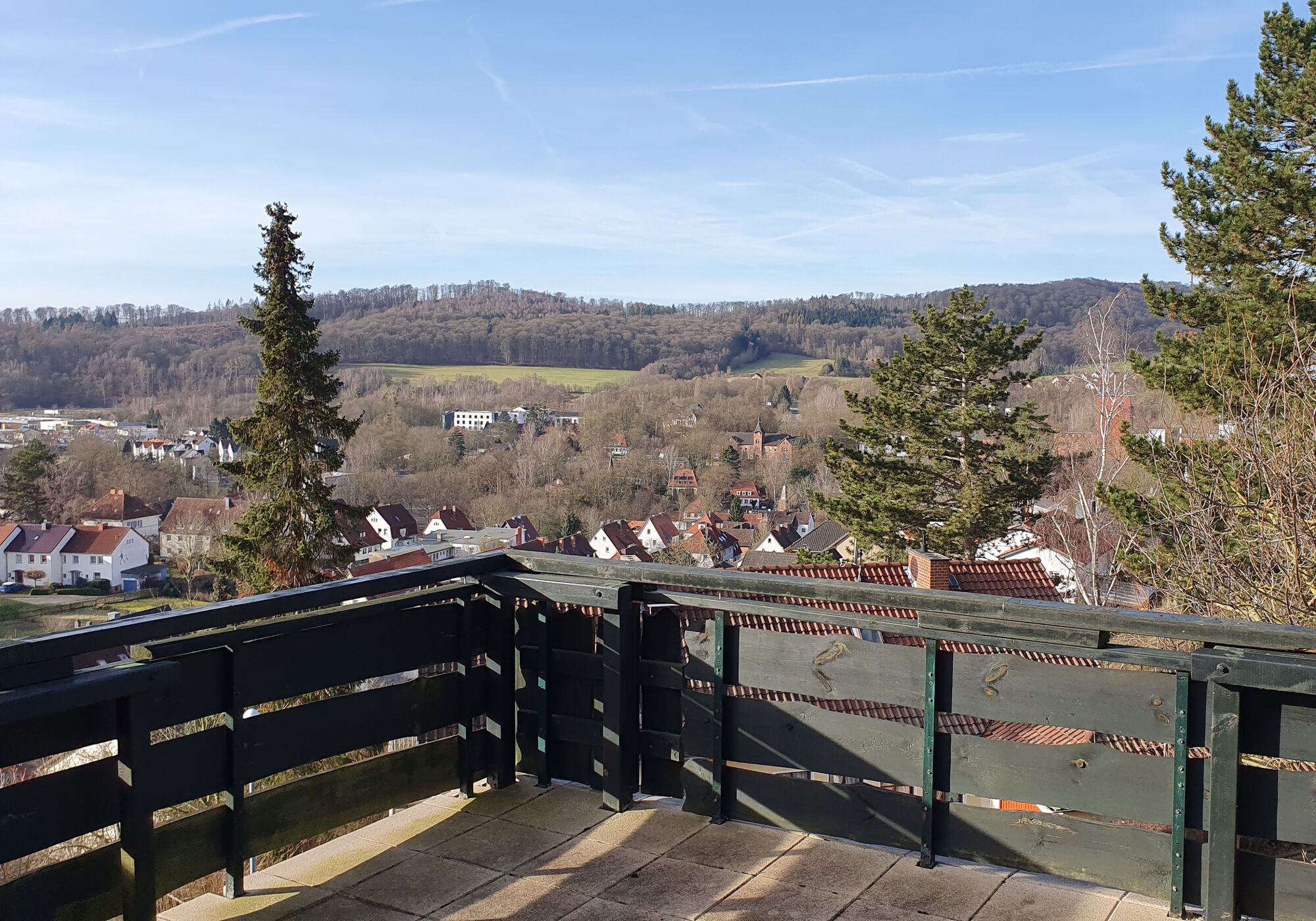 Weitsicht vom Balkon