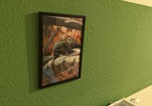 Foto im Schlafzimmer