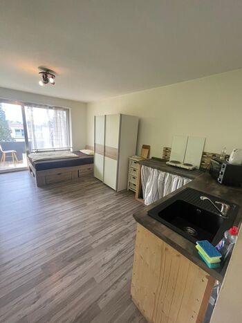 Praktische 1-Zimmer-Monteurwohnung mit Balkon, WLAN und 24h Zdjęcie 3