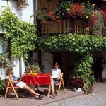 Terrasse im Hof