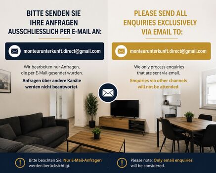 Gemütliche Monteurunterkunft in Duisburg.