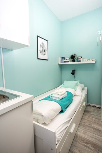 8 Studios mit eigenem Bad, Kitchenette, Waschmaschine, Zdjęcie 5