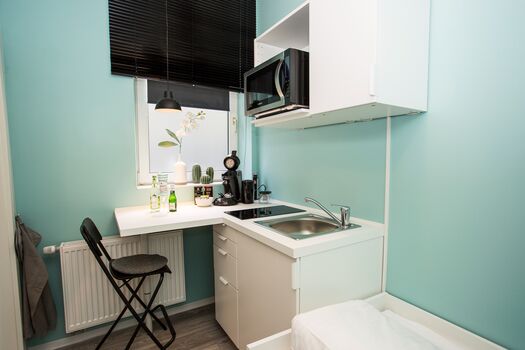 8 Studios mit eigenem Bad, Kitchenette, Waschmaschine, Zdjęcie 4