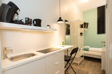 8 Studios mit eigenem Bad, Kitchenette, Waschmaschine, Bild 9