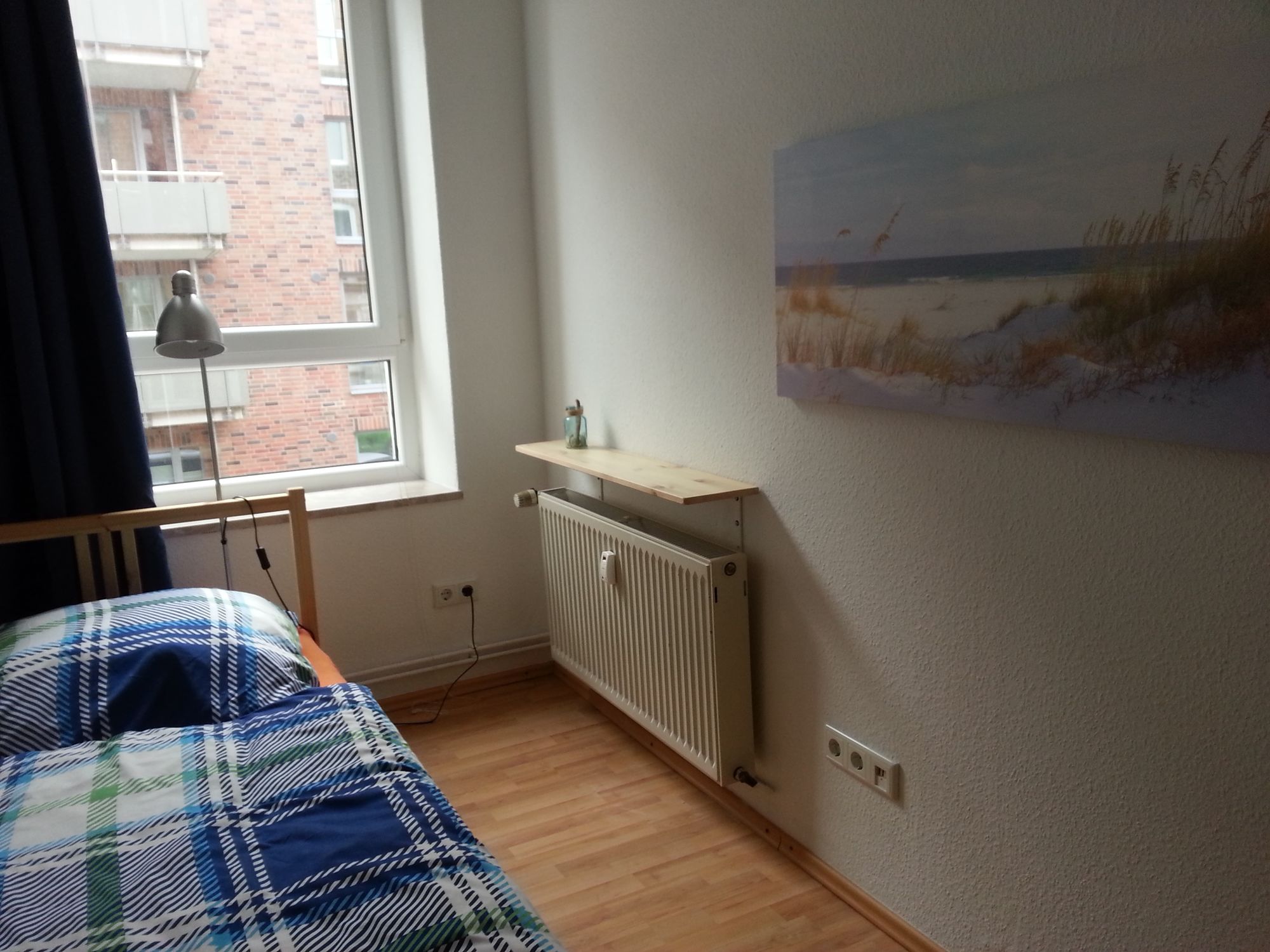 1-Bett-Schlafzimmer