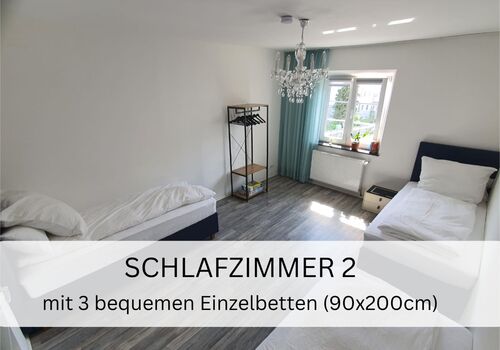 Augsburg | Zentral | 4-Zimmer | 6 Betten | 2 Stellplätze Zdjęcie 3