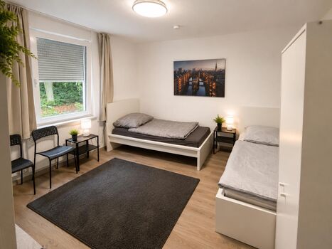 Monteurwohnung Essen | WLAN, Küche, Parkplätze, Einzelbetten Obrázok 3
