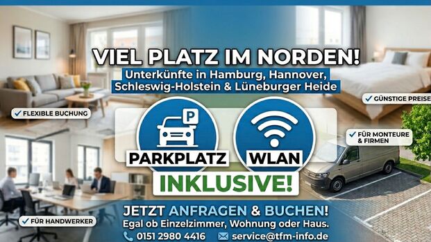 TOP ZIMMER, UNTERKÜNFTE UND FERIENWOHNUNGEN ELMSHORN