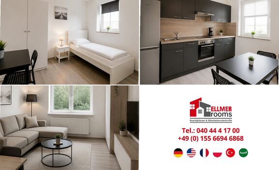Monteurzimmer Hamburg ab 16 Euro heute anfragen, morgen einziehen Bild 1