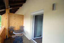 Nord-Balkon am kleinen Schlafzimmer