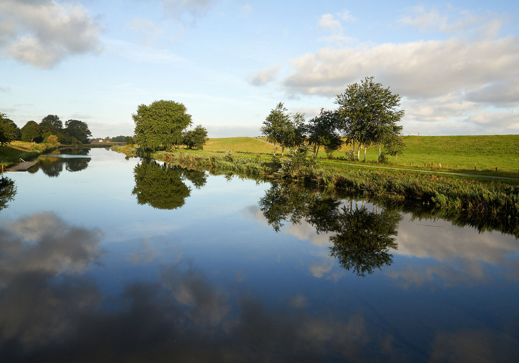 Der Kanal am Nordseebad Otterndorf