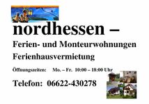 nordhessen - Ferien- und Monteurwohnungen Bild 1