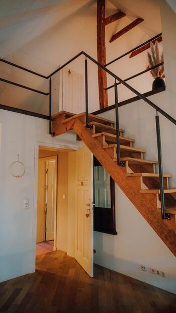 Treppe im Maisonette Appartement