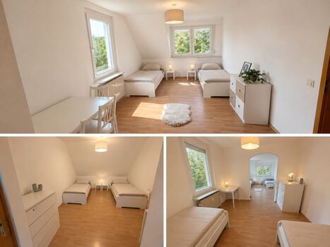 Monteurwohnung Raum Singen | 4 Zimmer | bis 6 Personen | voll möbliert