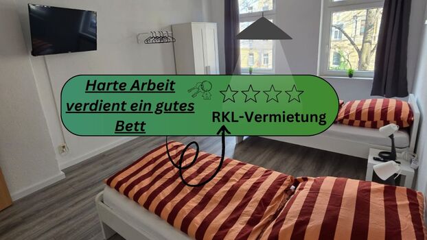 Harte Arbeit verdient ein gutes Bett RKL-Vermietung