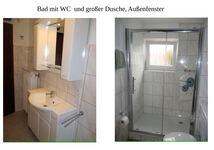 Bad mit WC, Dusche