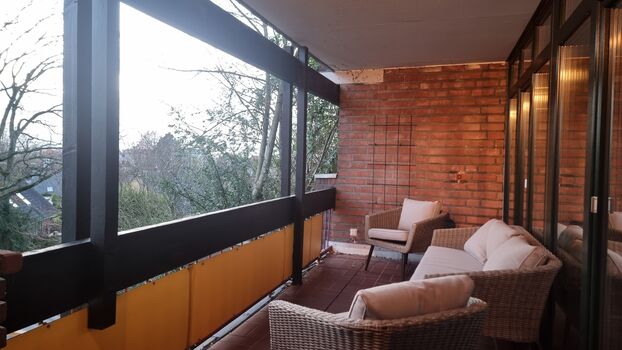 Balkon mit Lounge