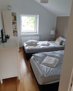 Schlafzimmer mit TV