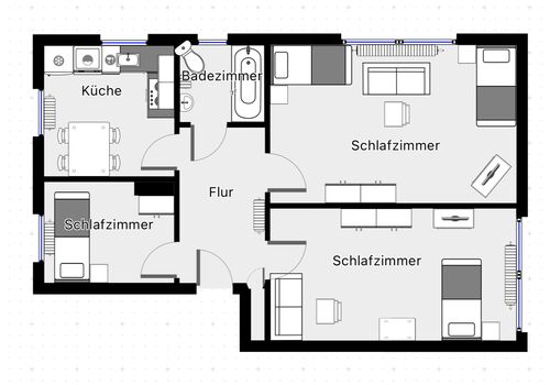 Monteurwohnung Emder Eck Bild 4