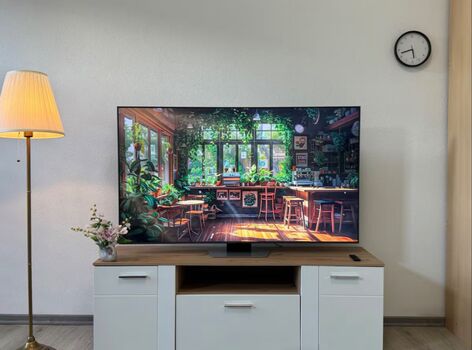 SmartTV im Wohnzimmer - Apartment 1