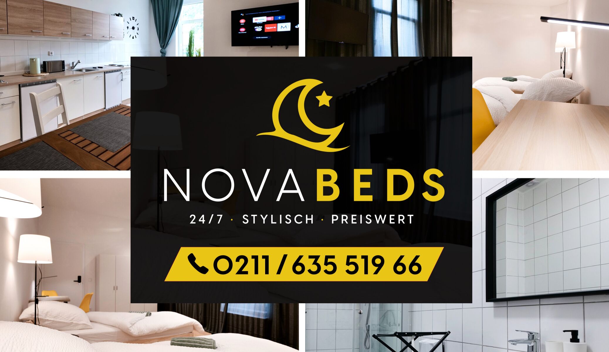 NOVA BEDS Monteurhaus Weseler in Duisburg-Walsum