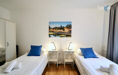 Apartament mit zwei Einzelbetten