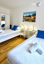 Apartament mit zwei Einzelbetten