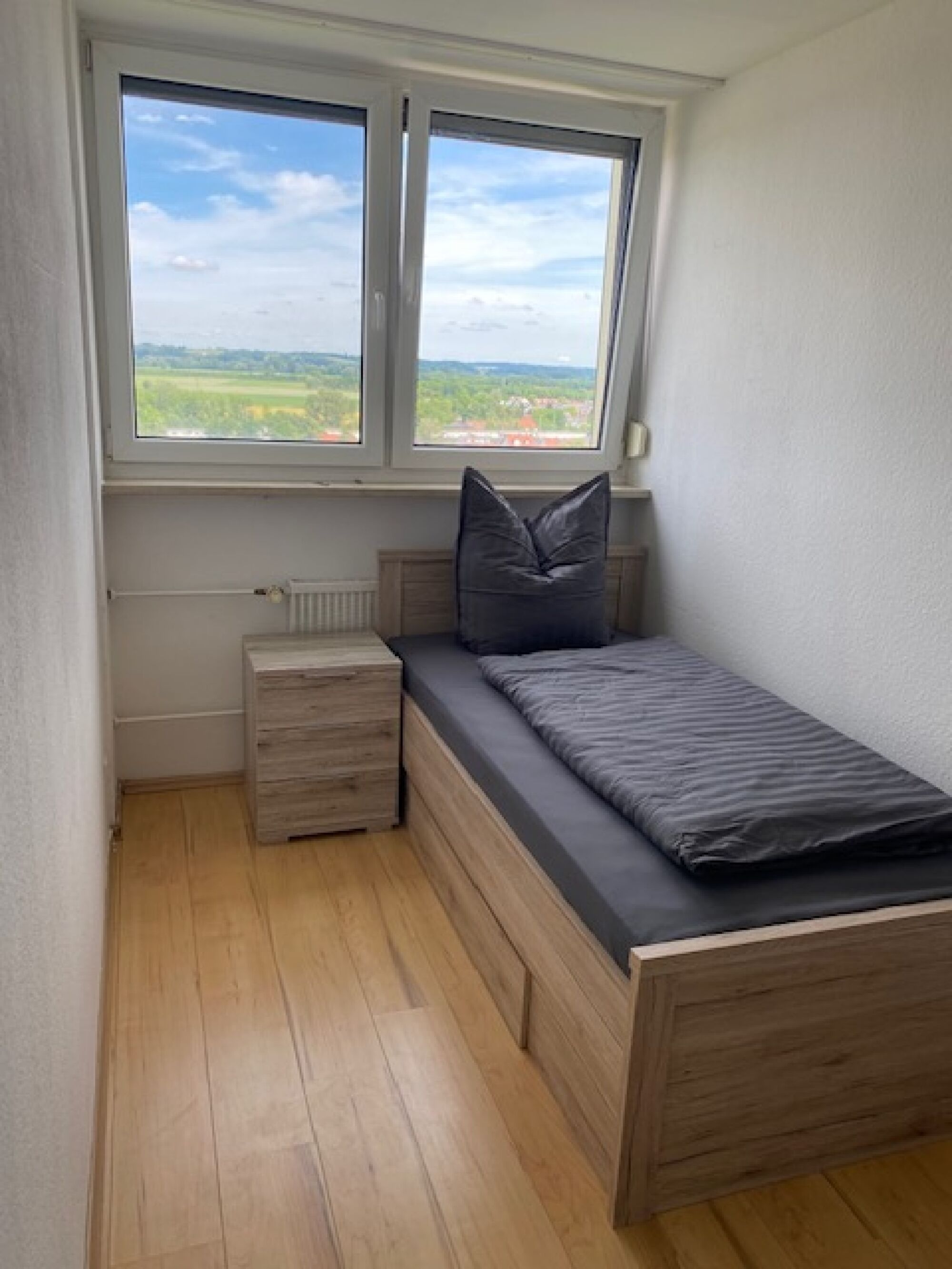 Schlafzimmer mit einen Bett