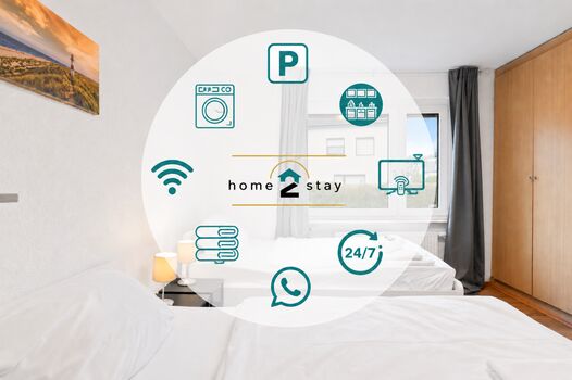 home2stay Apartments in Hammersbach Wifi, Parking, Hanau Bild 3
