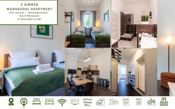 3 Zimmer, bis 8 Personen Apartment in zentrale Lage Neustadt Bild 1