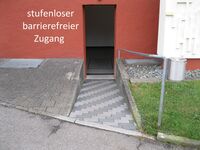 Stufenloser / barrierefreier Zugang zur Wohnung (außen)