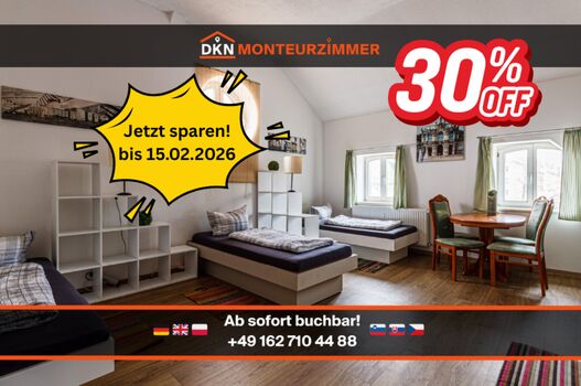 Ihre Monteurzimmer-Lösung in Leipzig |Jetzt frei