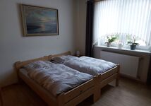 Schlafzimmer mit 2 Einzelbetten