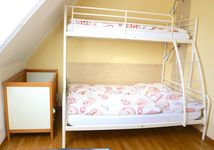 Das 3. Schlafzimmer mit unterem 140 x200 Bett