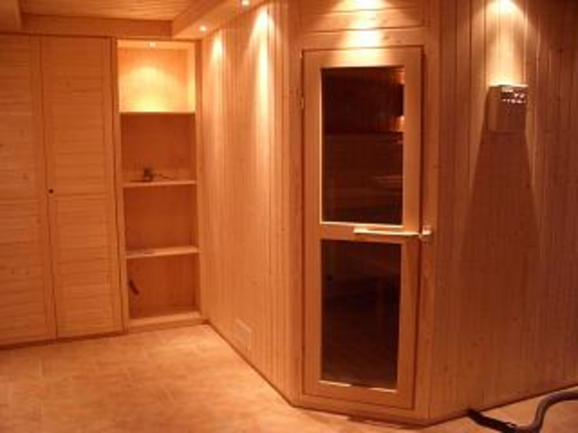 Sauna im Untergeschoss