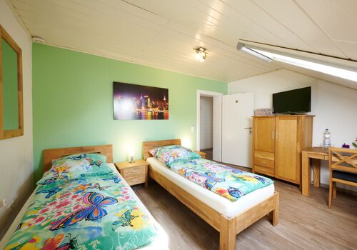 App. Amerika - Doppel- oder Einzelbetten