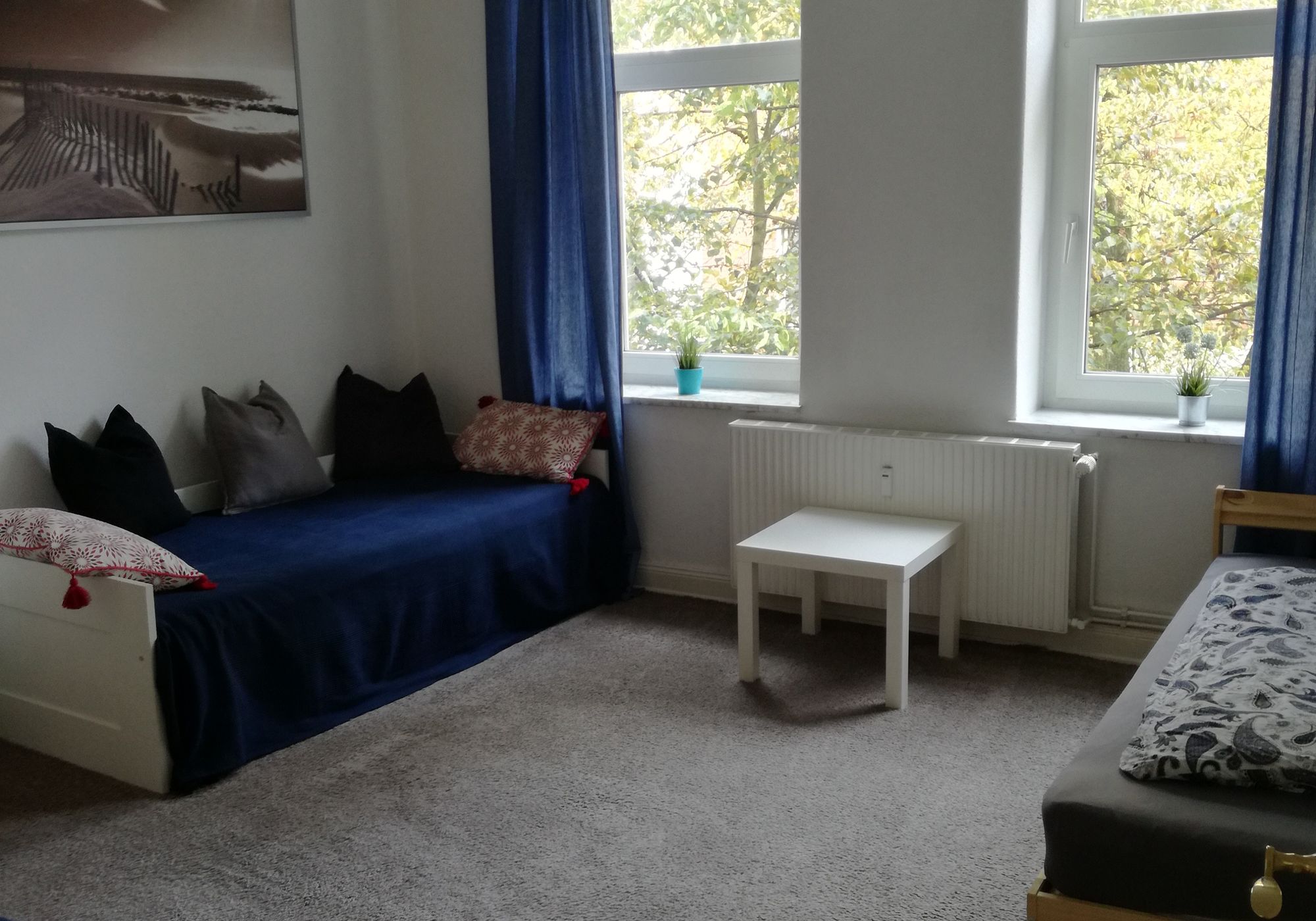 2-Bett-Zimmer mit zusätzlichem Tagesbett