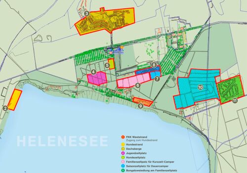 Lageplan Massivbungalow (dunkelblau)